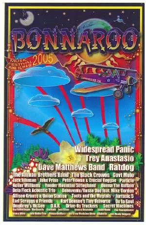 Bonnaroo 2005 Lineup poster image