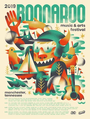 Bonnaroo 2019 Lineup poster image
