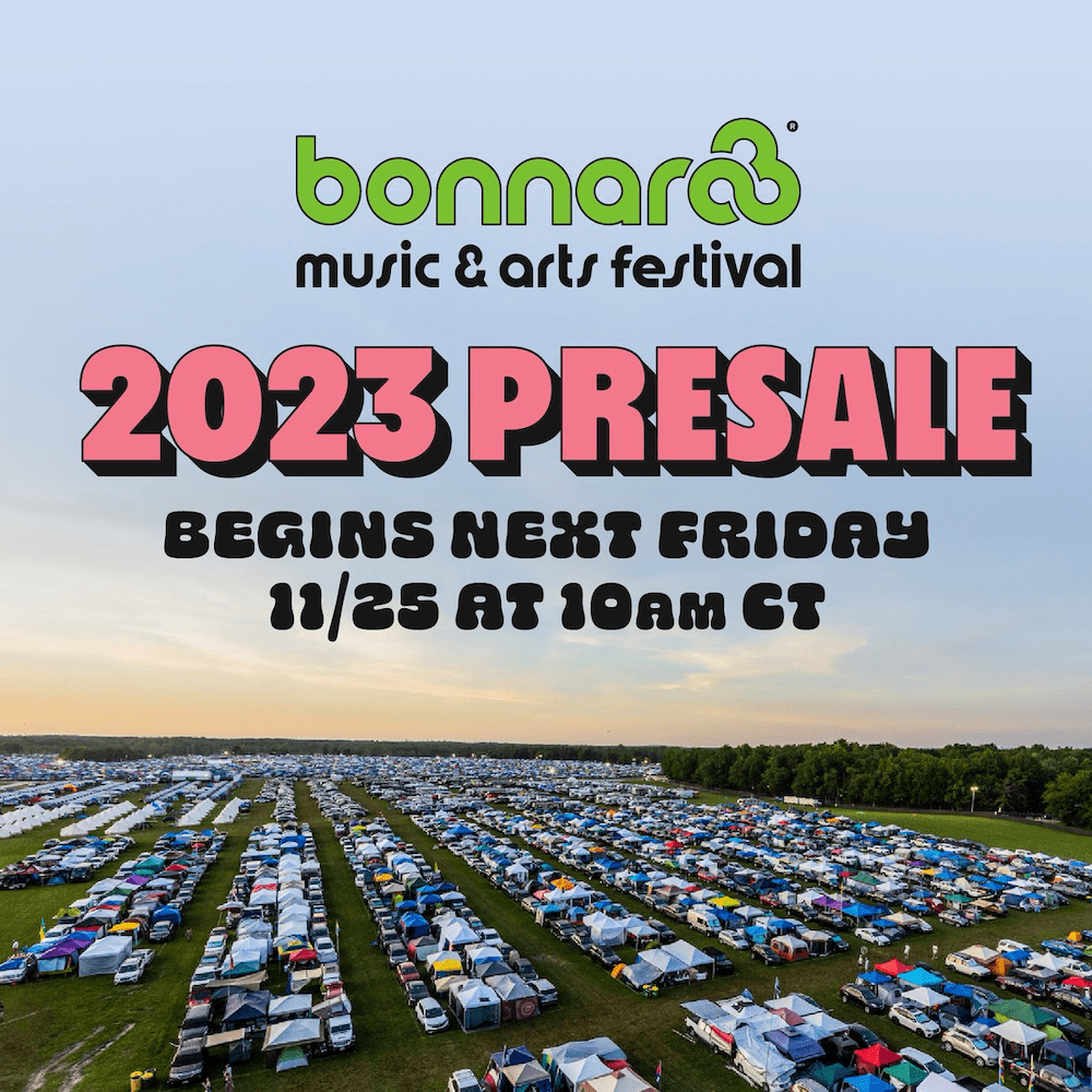 bonnaroo 2023 presale