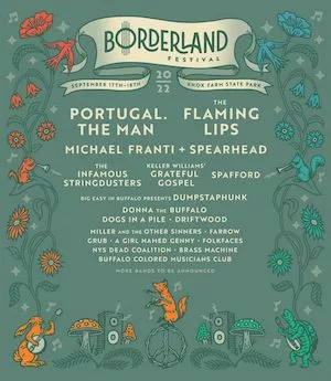 Borderland Music + Arts Festival 2022 Lineup poster image