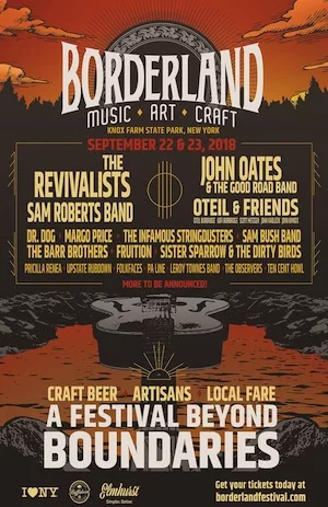 Borderland Music + Arts Festival 2018 Lineup poster image