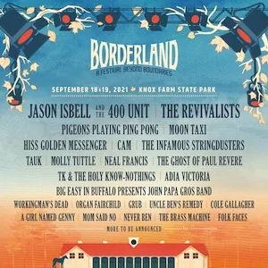 Borderland Music + Arts Festival 2021 Lineup poster image