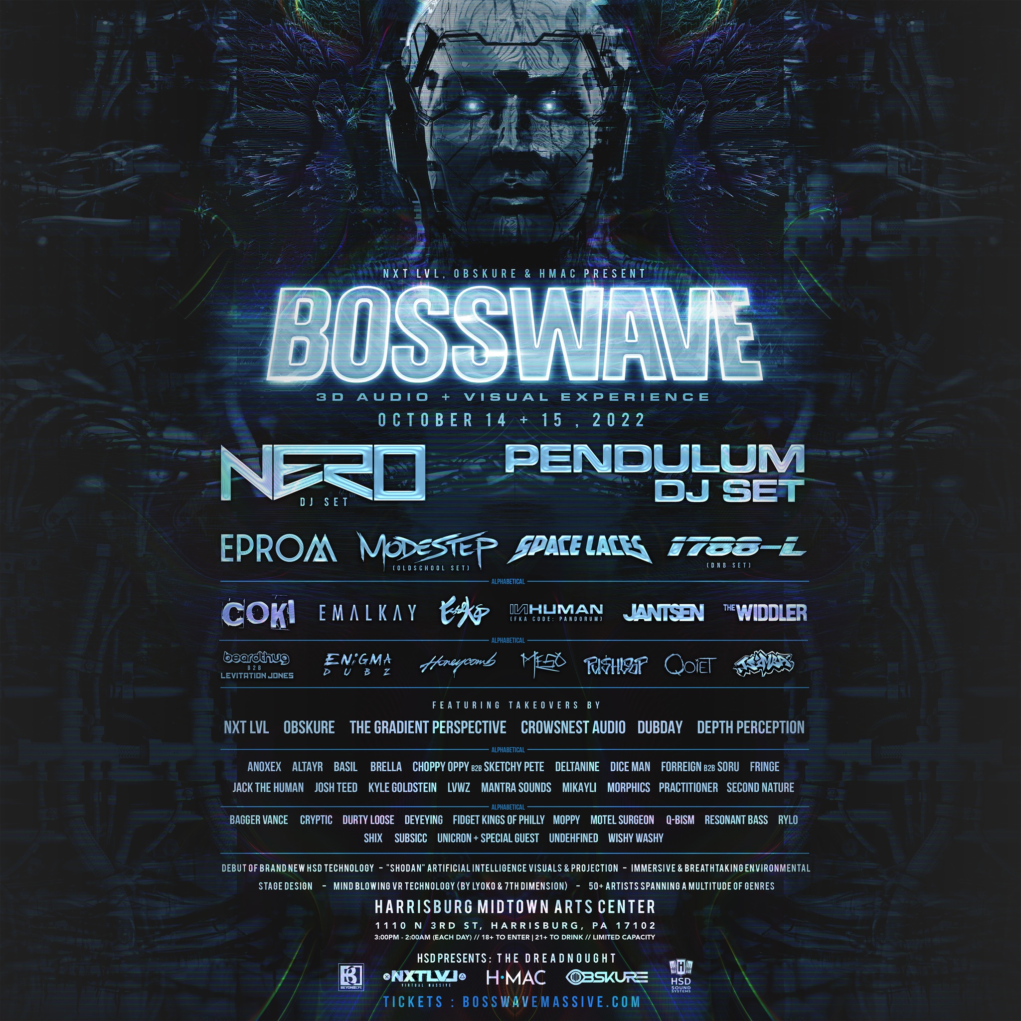 Boss Wave Massive 2022 Lineup poster image