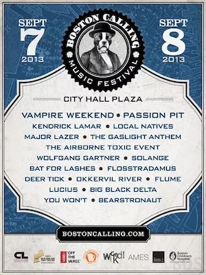 Boston Calling 2013 Lineup poster image