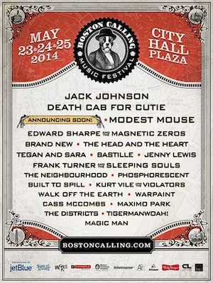 Boston Calling 2014 Lineup poster image