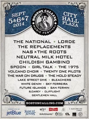 Boston Calling 2014 Lineup poster image