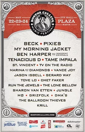 Boston Calling 2015 Lineup poster image