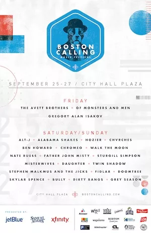 Boston Calling 2015 Lineup poster image