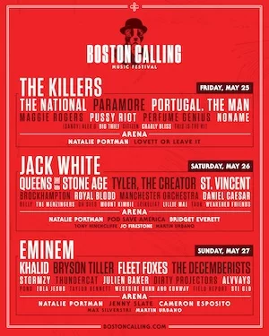 Boston Calling 2018 Lineup poster image