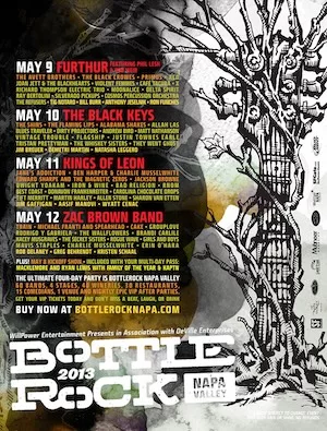 BottleRock Napa Valley 2013 Lineup poster image