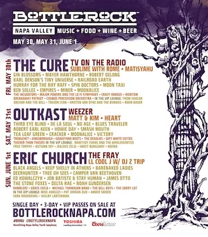 BottleRock Napa Valley 2014 Lineup poster image