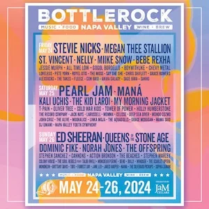 BottleRock Napa Valley 2024 Lineup poster image
