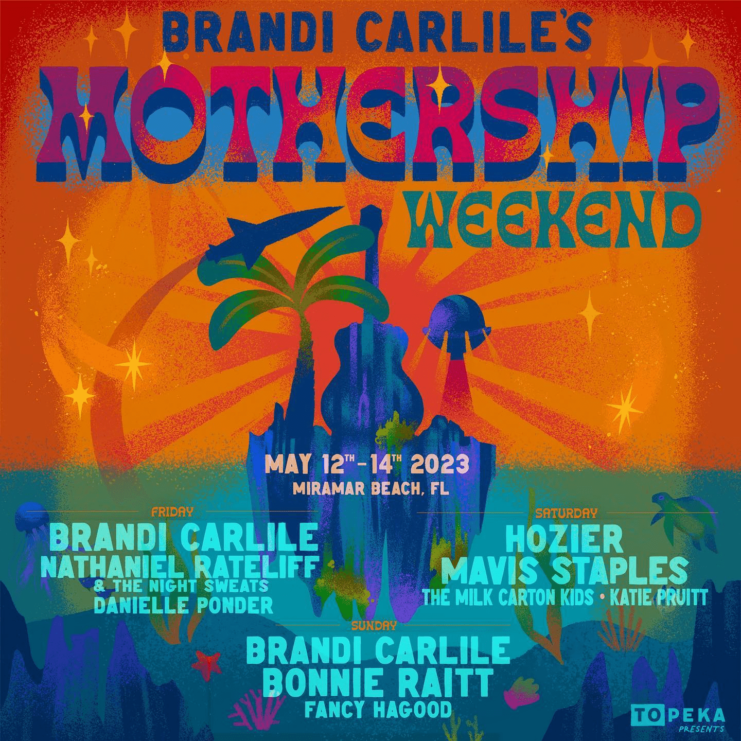 Brandi Carlile’s Mothership Weekend 2023 Lineup poster image