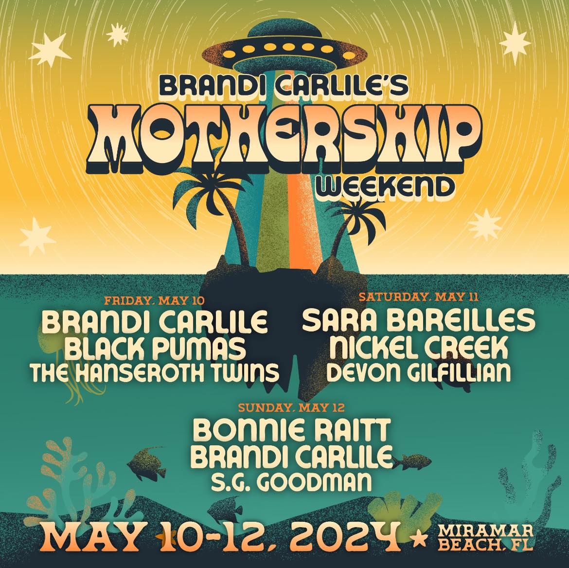 Brandi Carlile’s Mothership Weekend 2024 Lineup | Grooveist