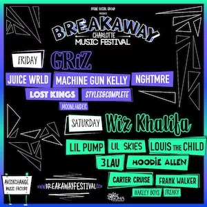 Breakaway Carolina 2018 Lineup poster image