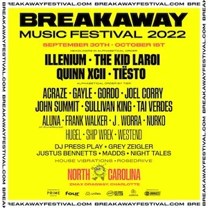 Breakaway Carolina 2022 Lineup poster image