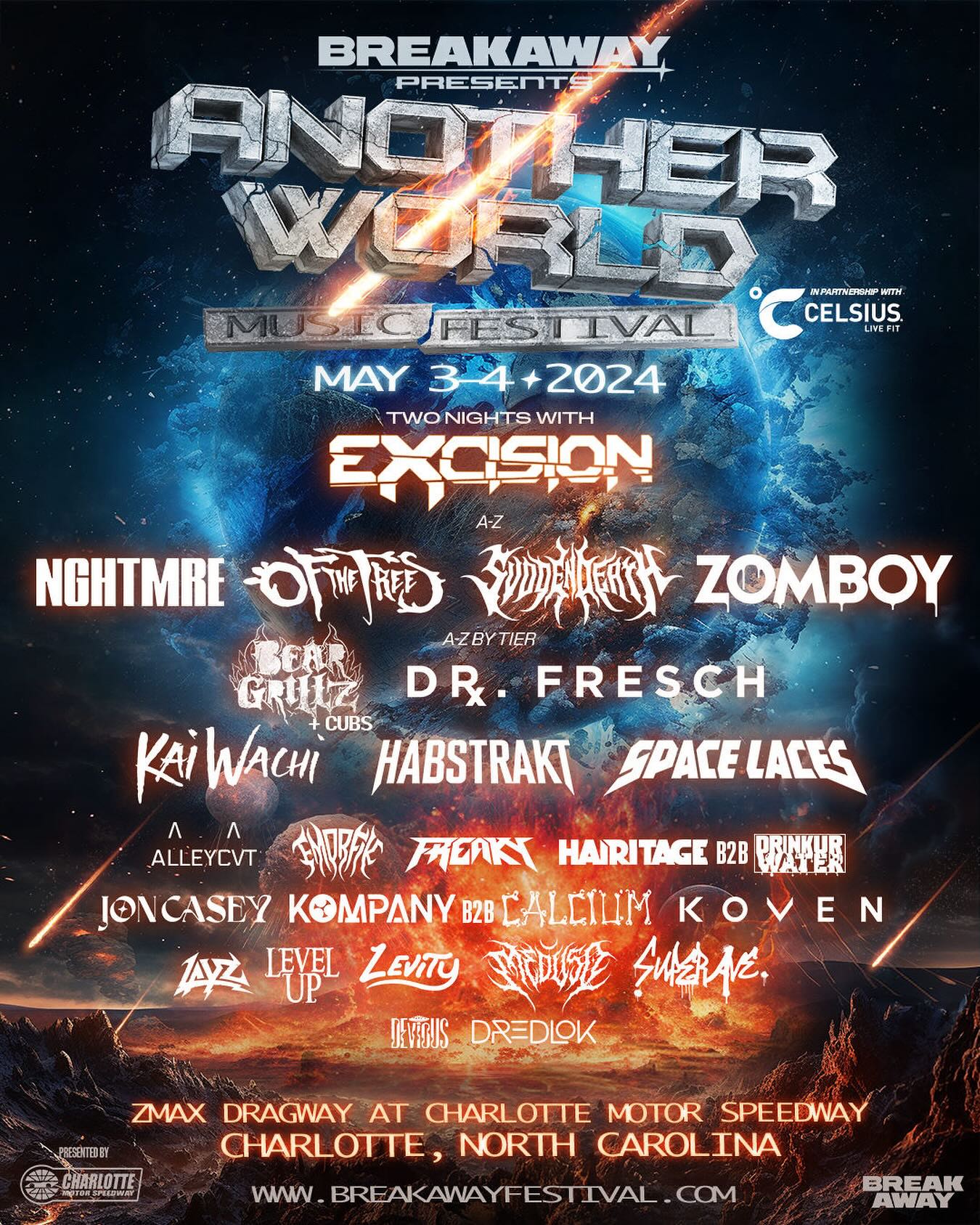 Breakaway Presents: Another World lineup poster