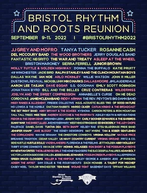 Bristol Rhythm and Roots Reunion 2022 Lineup poster image