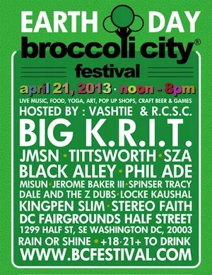 Broccoli City Festival 2013 Lineup poster image
