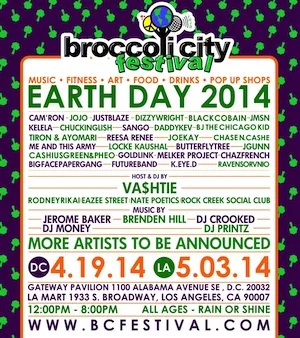 Broccoli City Festival 2014 Lineup poster image