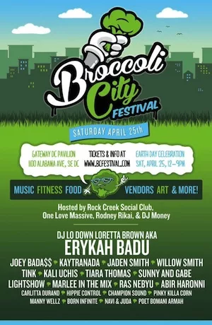 Broccoli City Festival 2015 Lineup poster image