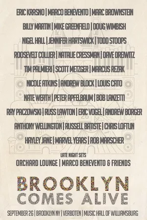 Brooklyn Comes Alive 2015 Lineup poster image