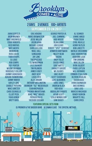 Brooklyn Comes Alive 2017 Lineup poster image