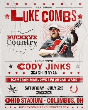 Buckeye Country Superfest 2022 Lineup poster image