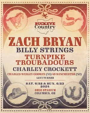 Buckeye Country Superfest 2024 Lineup poster image