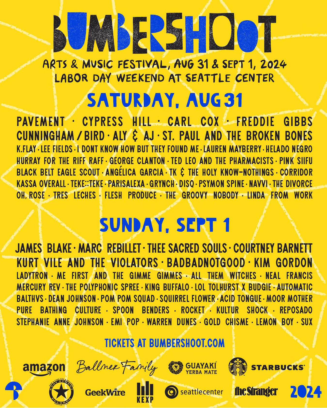 Bumbershoot 2024 Lineup Grooveist