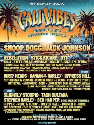 Cali Vibes Fest 2023 Lineup poster image