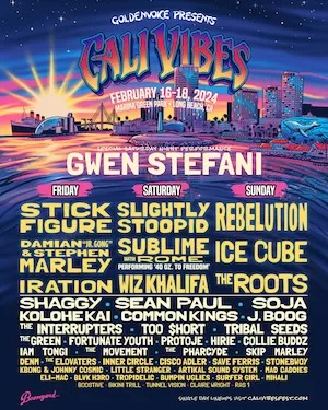 Cali Vibes Fest 2024 Lineup poster image