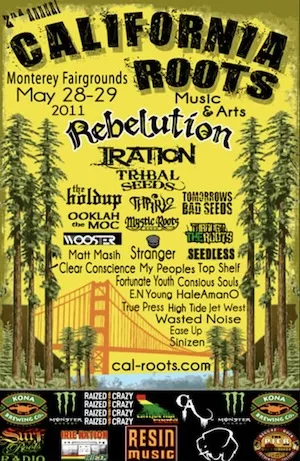 California Roots 2011 Lineup poster image
