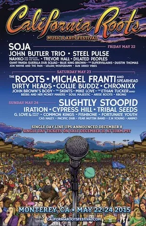California Roots 2015 Lineup poster image