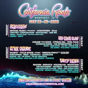 California Roots 2023 Lineup poster image