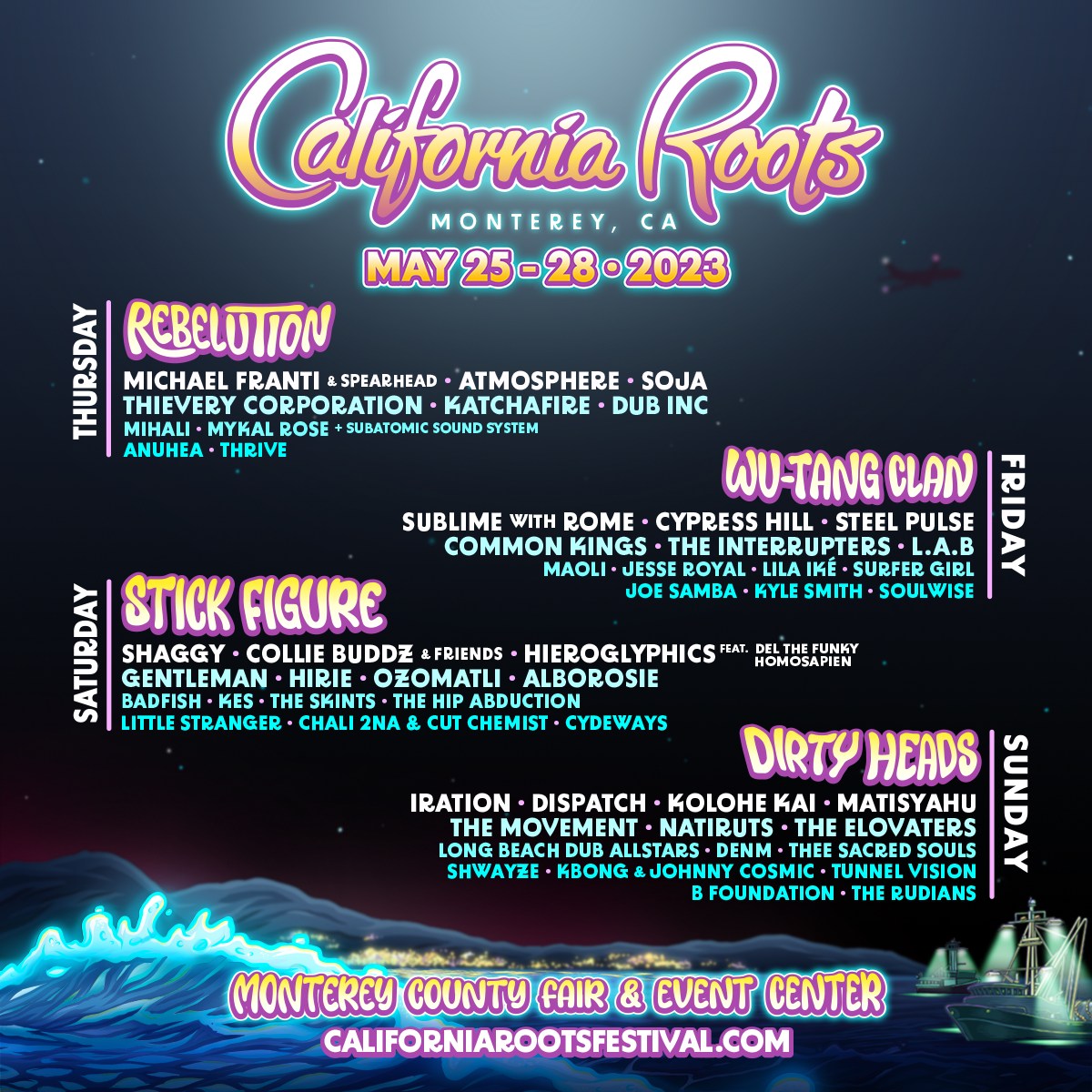 California Roots 2023 Full Lineup Announced Grooveist