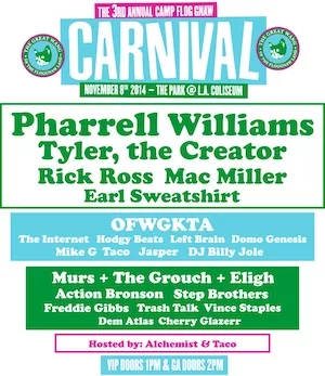 Camp Flog Gnaw Carnival 2014 Lineup poster image