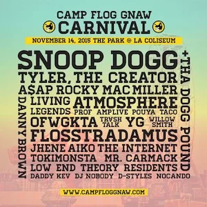 Camp Flog Gnaw Carnival 2015 Lineup poster image