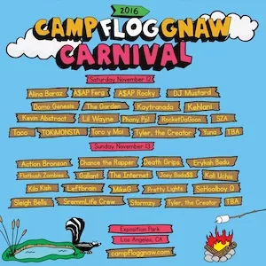 Camp Flog Gnaw Carnival 2016 Lineup poster image
