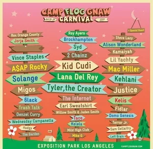 Camp Flog Gnaw Carnival 2017 Lineup poster image