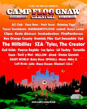 Camp Flog Gnaw Carnival 2023 Lineup poster image