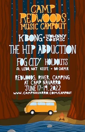 Camp Redwoods Music Campout 2022 Lineup poster image