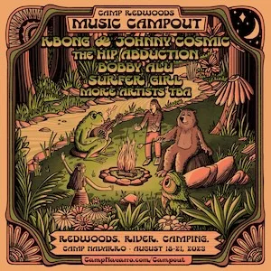 Camp Redwoods Music Campout 2023 Lineup poster image