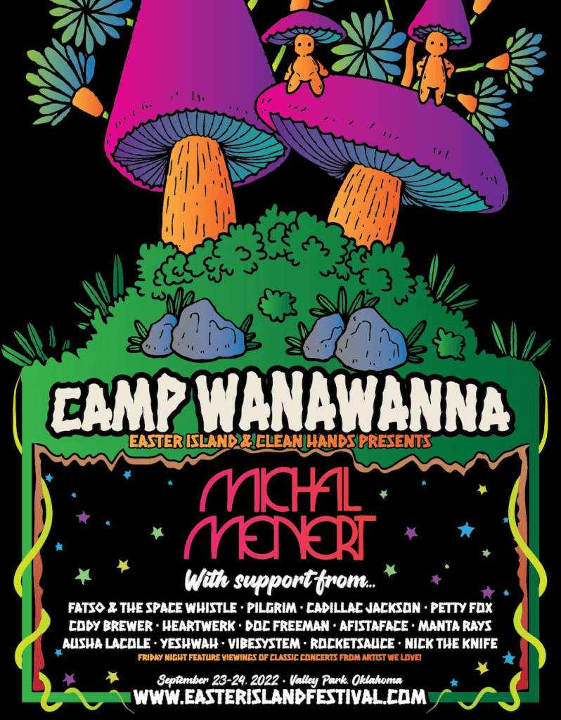 camp wanawanna 2022 lineup poster