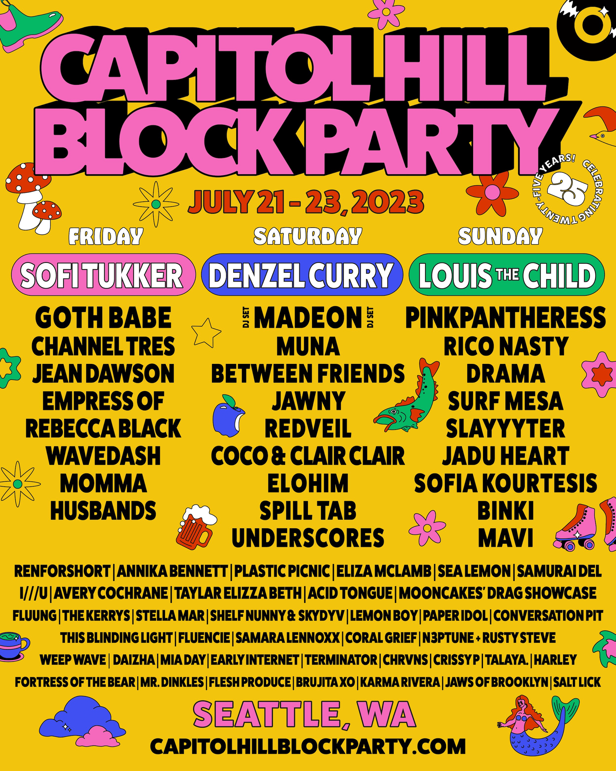 Capitol Hill Block Party 2023 Lineup | Grooveist
