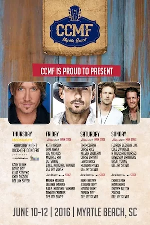 Carolina Country Music Fest 2016 Lineup poster image