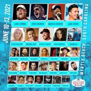 Carolina Country Music Fest 2021 Lineup poster image