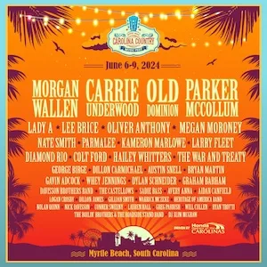 Carolina Country Music Fest 2024 Lineup poster image