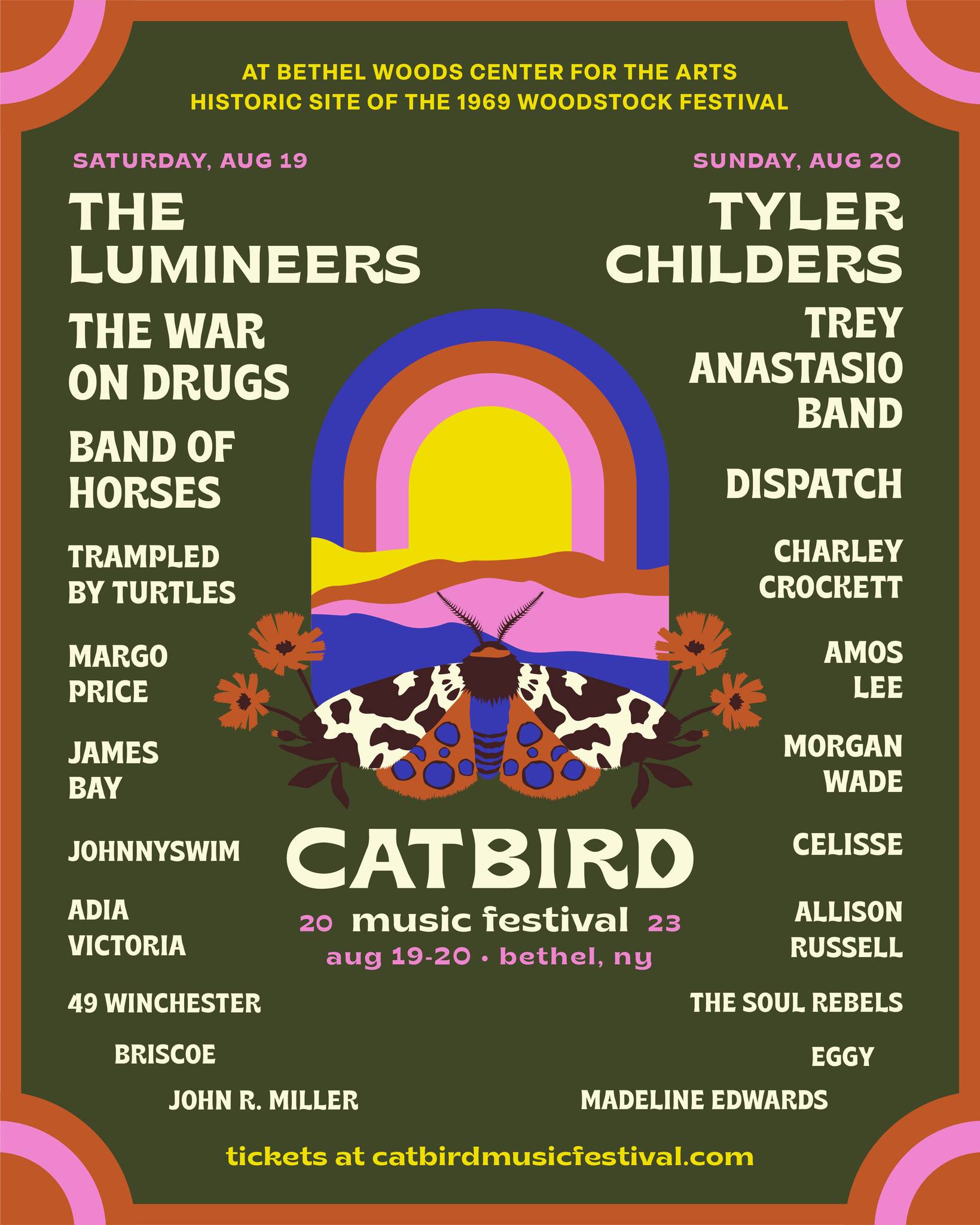 Catbird Music Festival 2023 Inaugural Lineup Grooveist