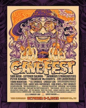 CaveFest 2023 Lineup poster image